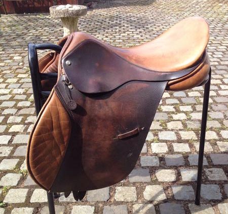 English leather brown and tan Saddle